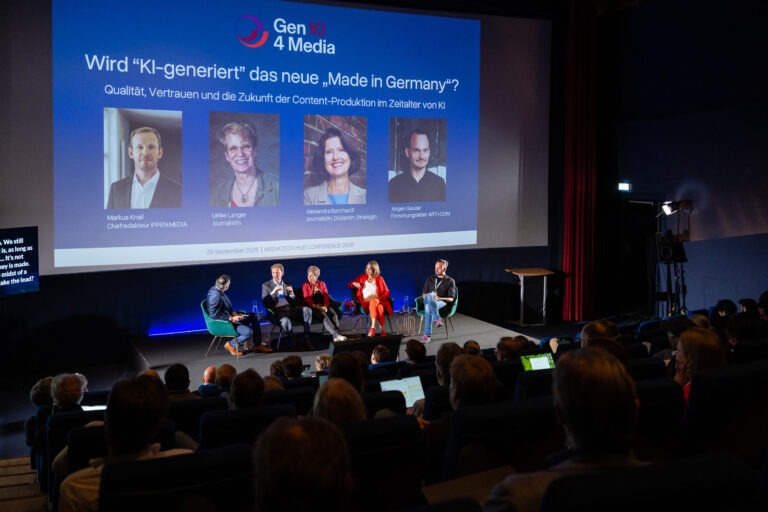 Auf großes Interesse stieß GenKI4Media bei der diesjährigen MTHCON in Potsdam.